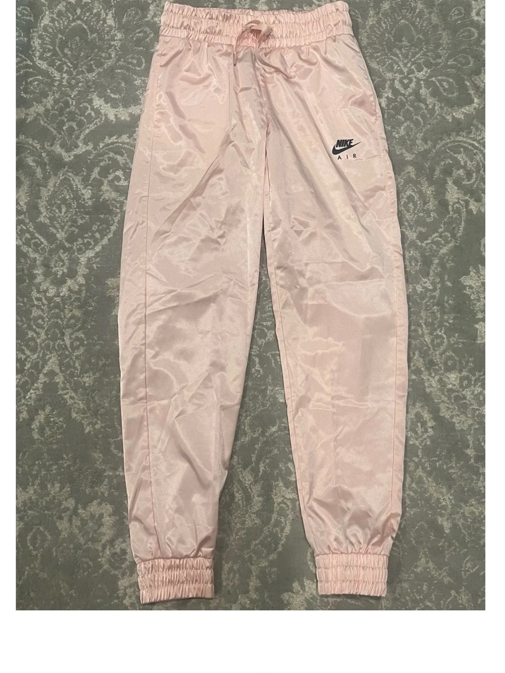 Nike Pink Satin Track Pants Womens Small.